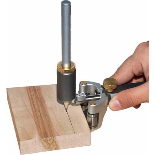 Wood Scribe Tool Wheel Marking Gauge Sliding Mark Scraper Adjustable Linear Arc Dual-purpose Scriber Parallel Line Drawing Tool