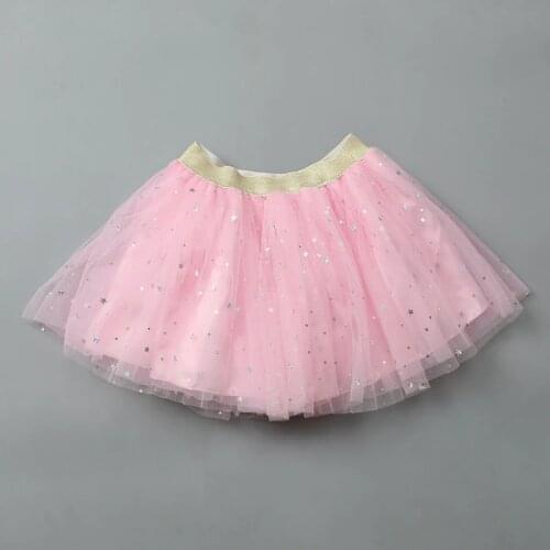 Baby Skirts Girls Ballet Dance Pettiskirts Tutu Toddler Star Glitter Printed Ball Gown Party Tutu Kids Skirt Childrens Clothes