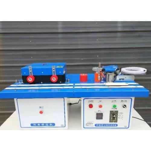 Push-pull wood edge banding machine, trimming and end cutting function, can be used for straight line, curve + automatic break b