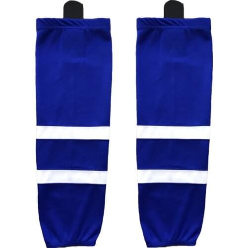 Cool hockey 100% Polyester Ice Hockey sport Socks Cheap Shin Guards For Team XW040 high quality men women