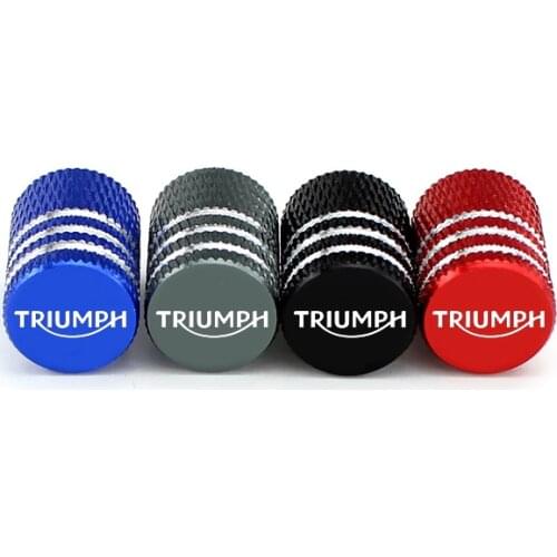 Alloy Car Wheel Valve Stem Cap Accessories Triumph Logo for Honda Accord Fit H-RV Mazda Atenza speed Axela Peugeot 307 407 3008