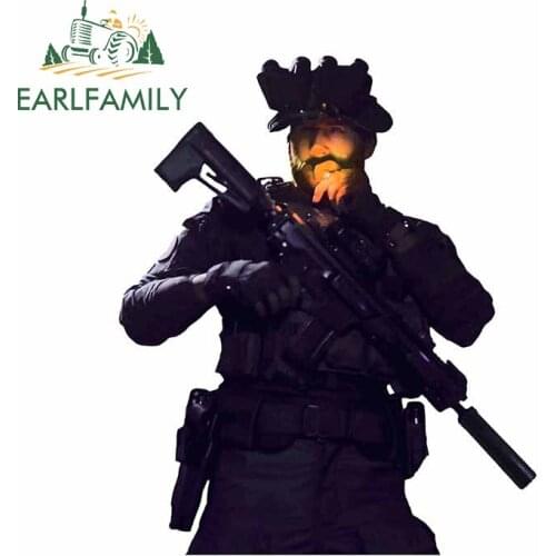 EARLFAMILY 13cm x 10.7m Car Stickers for Modern Warfare Going Dark Soldier Graphics Decals Personality Laptop Refrigerator Decor