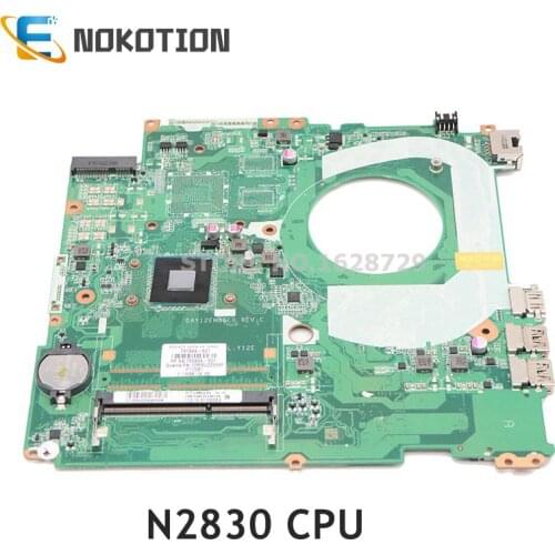 NOKOTION 787484-501 787484-001 DAY12AMB6D0 Mainboard For HP Pavillion 17-F laptop motherboard SR1W4 N2830 TESTED DDR3