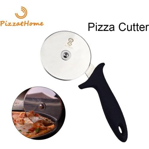 PizzAtHome Stainless Steel Pizza Wheel Cutter Smooth Rotating Pizza Slicer Cutter Pizza Wheel Knife With Non Slip Plastic Handle