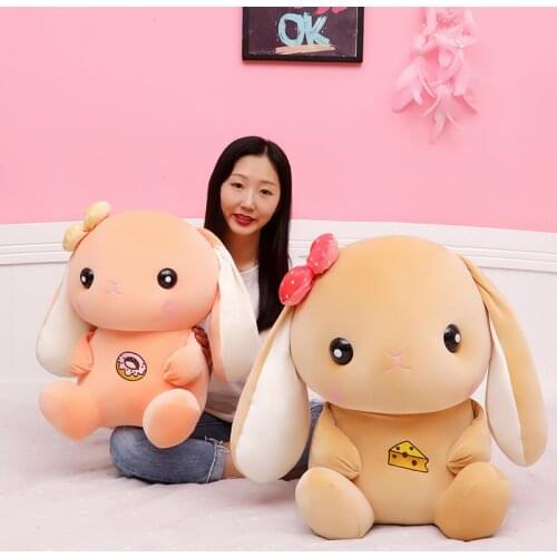 Bubble Rabbit Plush Stuffed Soft Toys Sleeping Cartoon Bunny Pillow Animals Children Girlfriend Birthday Gift Kawaii Room Decor