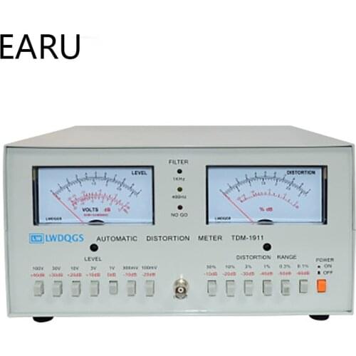 TDM-1911 Automatic Distortion Meter 0.01% - 30% Audio Signal Distortion Analyzer