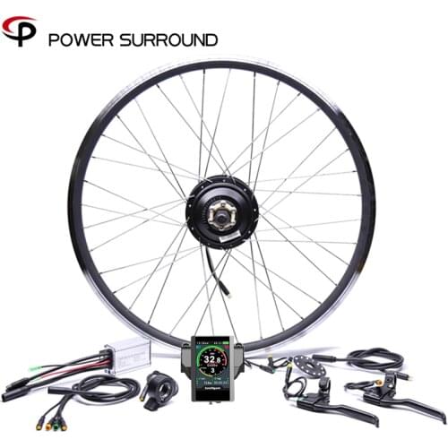 Waterproof Color display 48v500w Bafang Front/rear Electric Bike Conversion Kit Brushless Hub Motors 20'' 26'' 28''diy Wheel