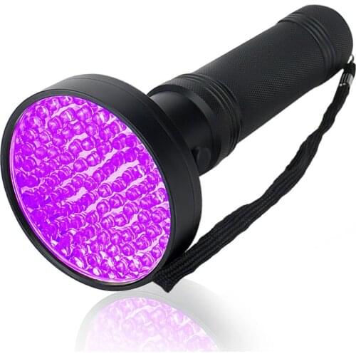 High quality UV Light Black Light AA Battery 395 nm Waterproof Torch Light 100LED 51LED UV Pet Urine Detector Lamp Safety