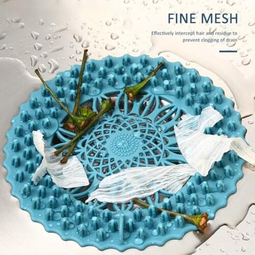 Anti Clogging Sink Sewer Filter Floor Drain Strainer Water Hair Stopper Bath Catcher Shower Cover Kitchen Bathroom Tools Cocina