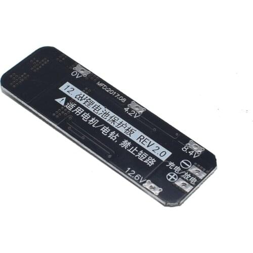 1pcs 3S 20A Li-ion Lithium Battery 18650 Charger PCB BMS Protection Board 12.6V Cell 59x20x3.4mm Module