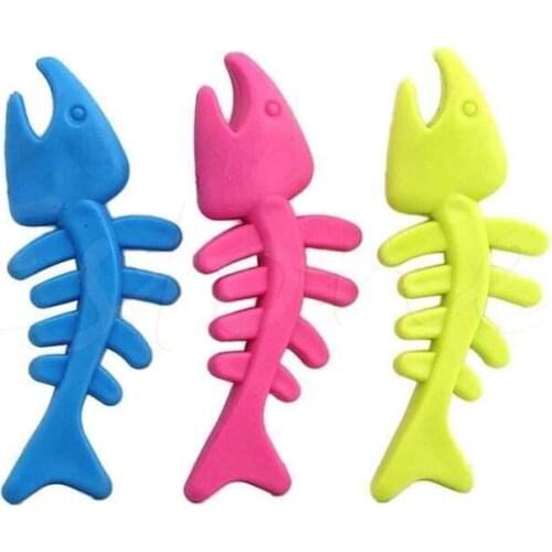 1Pcs Cute Pet Dog Toys Rubber Resistant To Bite Clean Teeth Chew Training Toy for Pet Small Dog Puppy Pet Supplies Juguete Perro