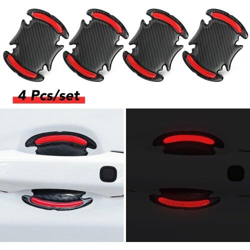 4 pcs Car Stickers Protect door handles for Saturn Astra Aura Ion Outlook Vue for Hummer H1 H2 H3 H3T H5 H6