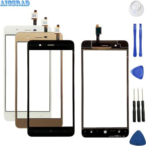 AICSRAD 5 inch for wiko harry Digitizer Touch Screen 100% Guarantee Original tested outer Glass Panel Glass magic +tools