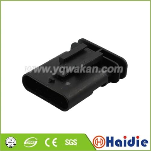 Free shipping 1set 6pin auto male plug electric wiring harness waterproof plug cable connector 1-2141324-1