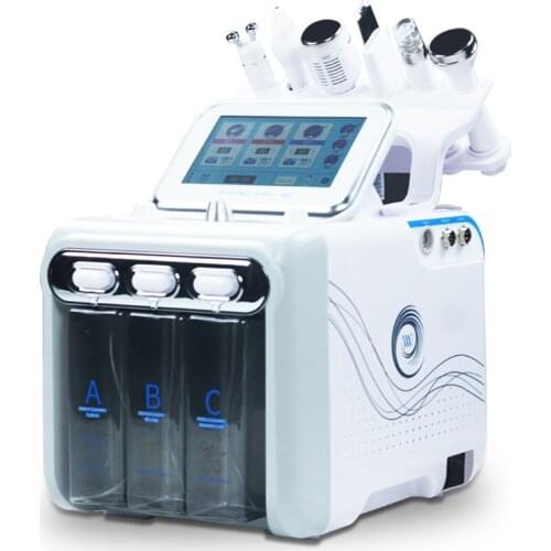 Fast Shipping!! 6 In 1 H2O2 Water Oxygen Jet Peel Hydra Beauty Skin Cleansing Hydra Dermabrasion Face Machine Water Aqua Peeling