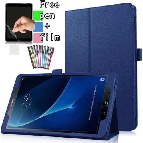 2020 Tab S6 Lite P610 Case For Samsung Galaxy Tab S6 Lite 10.4 SM-P610/P615 Tablet cover Stand Case Leather Smart cover+film+pen