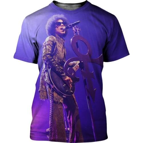 Prince Rogers Nelson Men/women New Fashion Cool 3D Printed T-shirts Casual Harajuku Style Tshirt Streetwear Tops Dropshipping