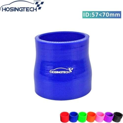 HOSINGTECH- high quality factory price 70mm to 57mm(2.75"-2.25") silicone straight reducer hose