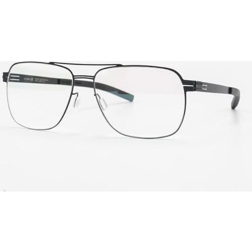 2020 Titanium Alloy Optical Glasses Frame Men Ultralight Square Myopia Prescription Eyeglasses Male Metal Full No Screw Eyewear