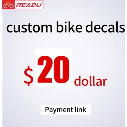 Readu Bicycle stickers when you custom decals of your own picture you can take this order 20dollar