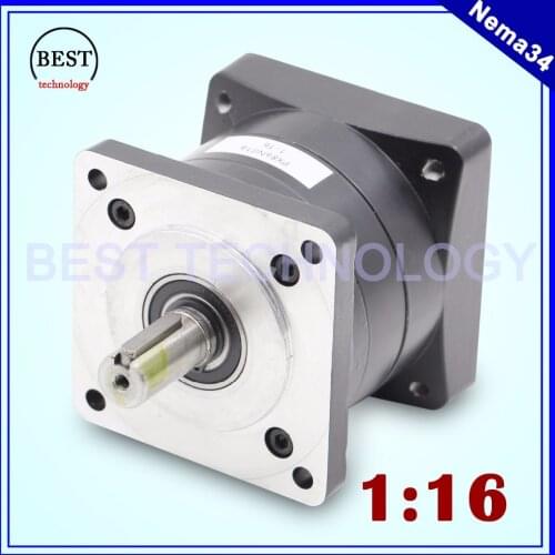 Nema34 Motor Planetary Reduction Ratio 1:16 1:20 1: 24 1:30planet gearbox 86mm motor speed reducer, High Torque high quality
