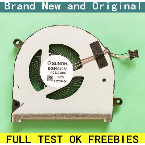New laptop CPU cooling fan Cooler Notebook PC for EG50040S1-1C230-S9A DC5v SUNON 7J2090 DC28000QWD0 L94511-001 ND75C39-19H06