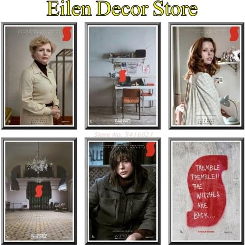 Suspiria Movie Poster Kraft Paper Poster Wall Wall Decoration Poster Posters & Prints Funny Painting For Home & Living 42X30cm