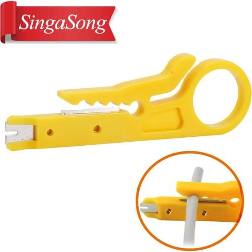 Mini Portable Wire Stripper Knife Crimper Pliers Crimping Tool Cable Stripping Wire Cutter Multi Tools Cut Line Pocket Multitool