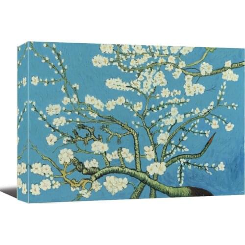 Hand Painting Almond Blossom Tree by Vincent Van Gogh The Classic Arts Reproduction Oil On Canvas Painting Unframe