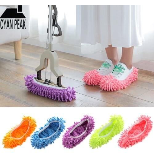 Floor Dust Microfiber Cleaning Slipper Lazy Shoes Cover Mop Slipper Home Cloth Clean Shoe Cover Mophead Overshoes Cleaning Tools