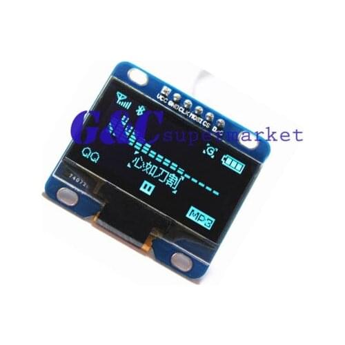 Blue 1.3" SPI Serial 128X64 OLED LCD LED Display Module diy electronics