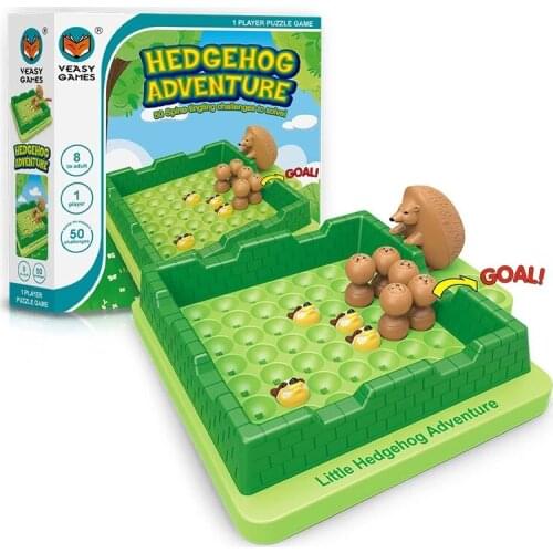 IQ Training Toys Smart Hide Seek Board Games Three Little Piggies 48 Challenge with Solution Game For Children Gifts Kid Toy