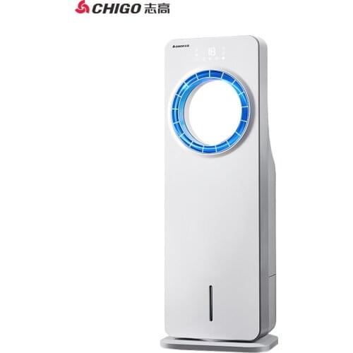 Air-conditioning fan air cooler household dormitory bladeless fan humidification small mobile water-cooled air conditioner