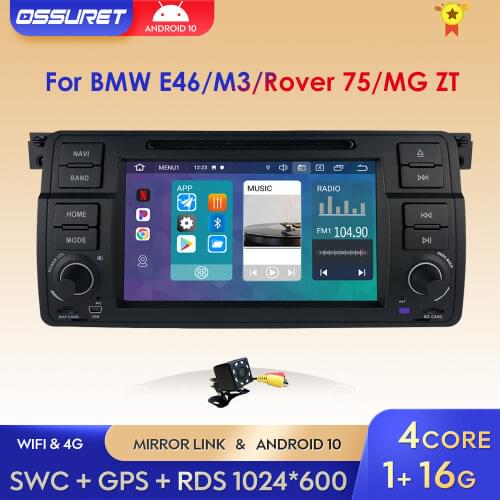 Factory Price Android 10 1 Din 1G 16G Car DVD Player for BMW E46 M3 With GPS Bluetooth Radio RDS USB Mirror-Link Canbus