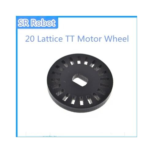10PCS/Lot Motor Speed Encoder 20 Lattice TT Motor Wheel Digital Plate of Laser High Precision Diy Robot Car Chassis Velocity