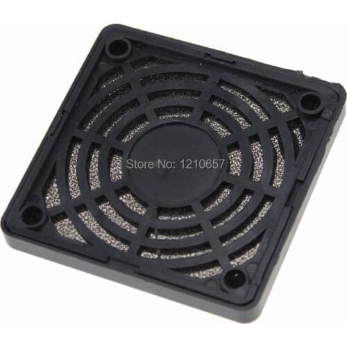 2PCS LOT PC Computer Black Plastic Dustproof 60mm Fan Filter