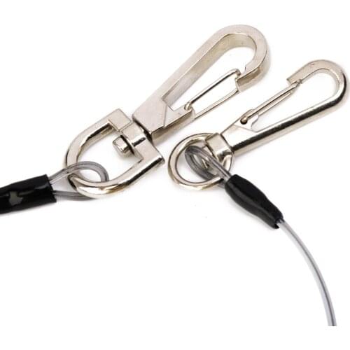 2x Stretch Fishing Lanyard Boating Kayak Cord Secure Lip Grips Hook Tackle Tool