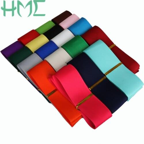 38mm(1-1/2") 5 yards/lot Mixed Color Grosgrain Satitn Ribbon for DIY Sew Accessories Scrapbooking Craft Decorate Wedding Party