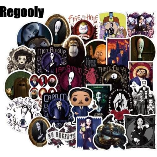 50pcs Horror movie characters Cartoon Children Stickers Skateboard Guitar Suitcase Girls scrapbooking Sticker Kids Graffiti Toys