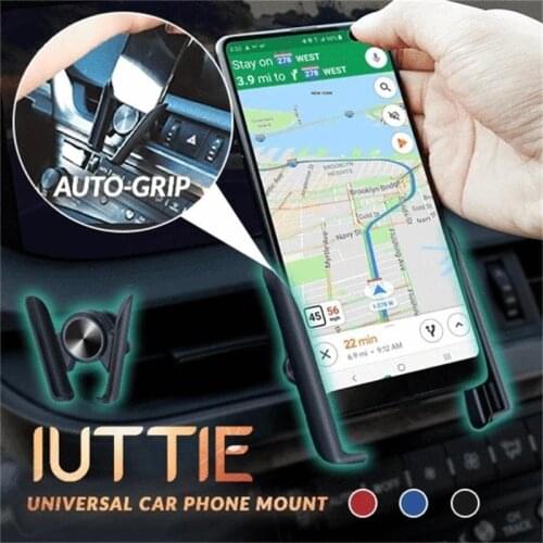 IUttie Auto-Grip Universal Car Phone Mount Car Phone Gravity Holder Stand Cell Air Vent Mount Support For iPhone 8 X Samsung s20