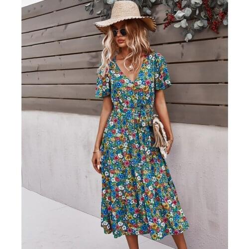 Brave Person Summer Short Sleeve Dresses