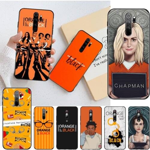 HOTCASHOP Orange Is The New Black Phone Case for Redmi 9A 8A 7 6 6A Note 9 8 8T Pro Max Redmi 9 K20 K30 Pro