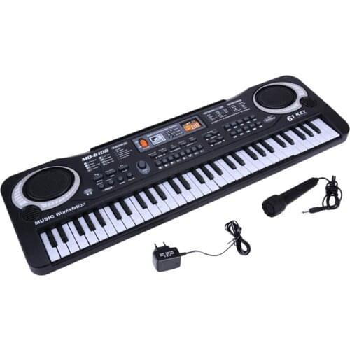 61 Keys Digital Music Electronic Keyboard Key Board Electric Piano Children Gift Eu Plug