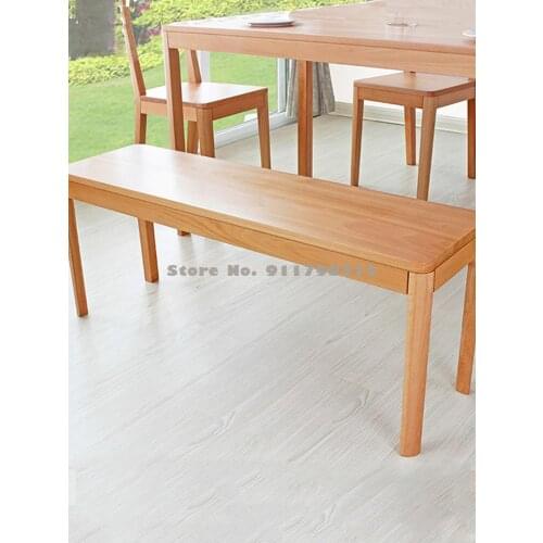 Long wooden stool simple modern restaurant long bench household bed end stool door shoe replacement stool Nordic Japanese long s