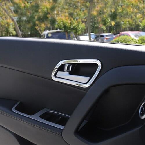 Lsrtw2017 Car Interior Door Handle Frame Trims Moldings for Hyundai Creta Ix25 2015 2016 2017 2018 2019 Accessories Auto