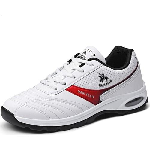 Men Running Shoes Air Cushion Sneakers Waterproof Sport Shoes Male Breathable Lace-up Casual Sneakers Bubble Men Footwear