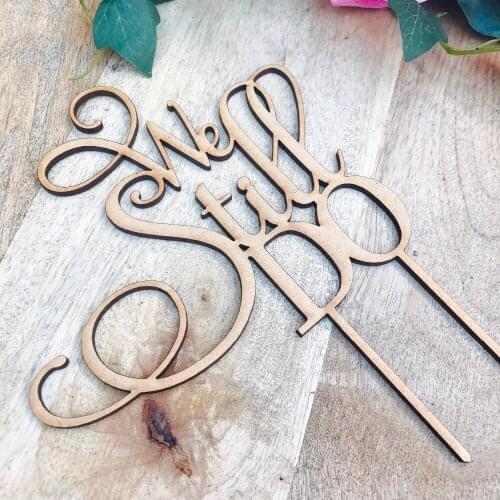 We still do Wedding Cake Topper, Lover Cake Topper, Acrylic Wedding cake topper , Personalize Cake decoration