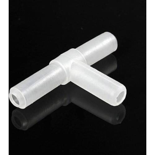 10pcs/lot Fish Tank Plastic 3-Way T shape Connectors For Aquarium Air Pump Line Tubing Joints Air Pump Accessories