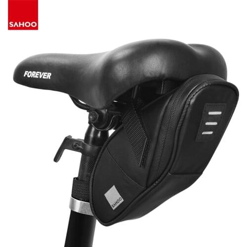 Sahoo Travel Series 132054 Mountain Road Cycling Bike Bicycle Strap-on Rear Seat Saddle Bag Tail Bag Pouch Pannier Sack Pack