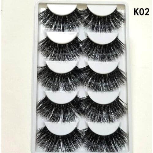 150 Pairs Eyelashes Fur Friendly Styles Mink Lashes Crisscross False Eyelash Hand Made Eye Lashes Makeup Maquiagem